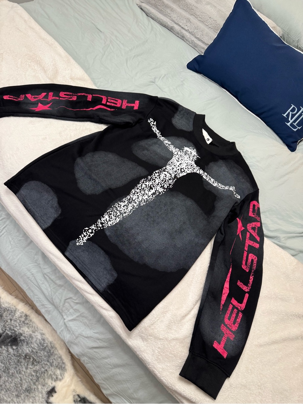 BRAND NEW MENS LARGE HELLSTAR CHRIST QR TEE